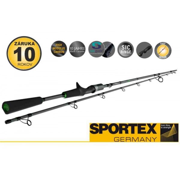 Prívlačové prúty JIG-Xpert Zander-Zubáč Baitcast 2-diel 210cm / 8-29g