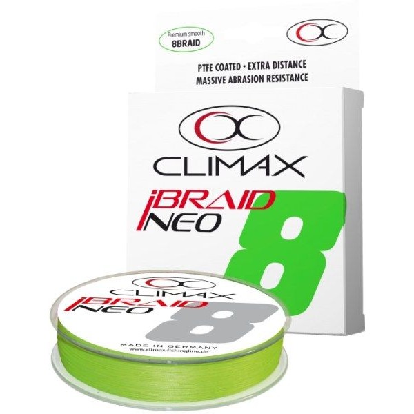 Šnúra iBraid NEO fluo -chartreuse 135m Priemer: 0,06mm / 3,2kg