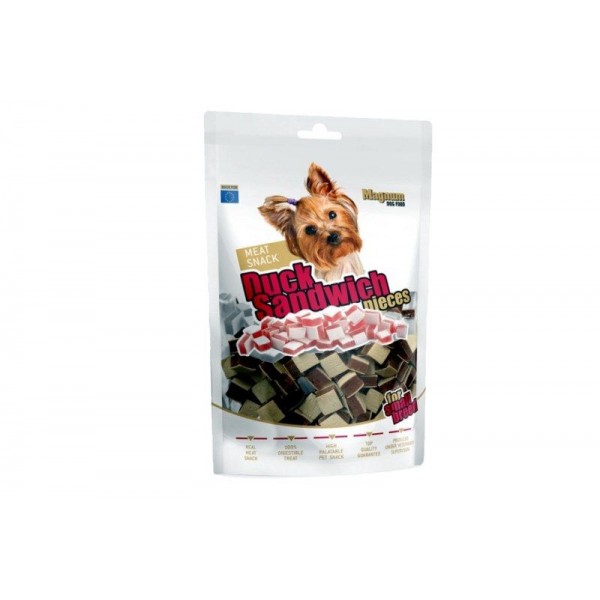 Pre psov Duck sandwich pieces 80g