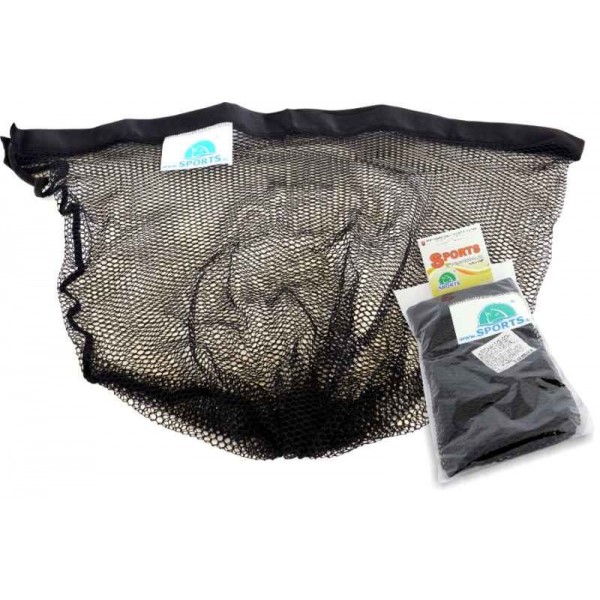 SPORTS náhradná sieť na podberák 35x35cm obvod 105cm veľkosť oka 9x9mm