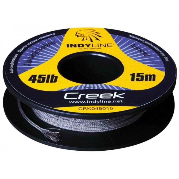 Rybárska leadcore šnúra Indy Line CREEK 45lbs / 15m zelená