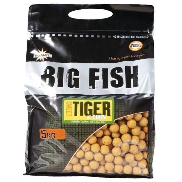 Dynamite Baits Boilies Big Fish Sweet Tiger+Corn 20 mm 5 kg