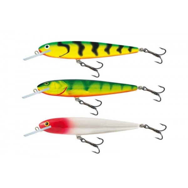 Limitovaná edícia Salmo White Fish 13cm potápavý Red Head