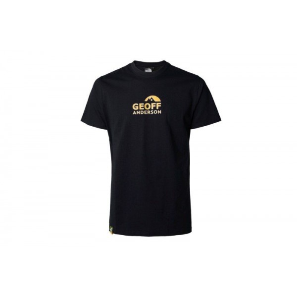 Tričko Organic Tee čierne s oranžovým logom Veľkosť: S