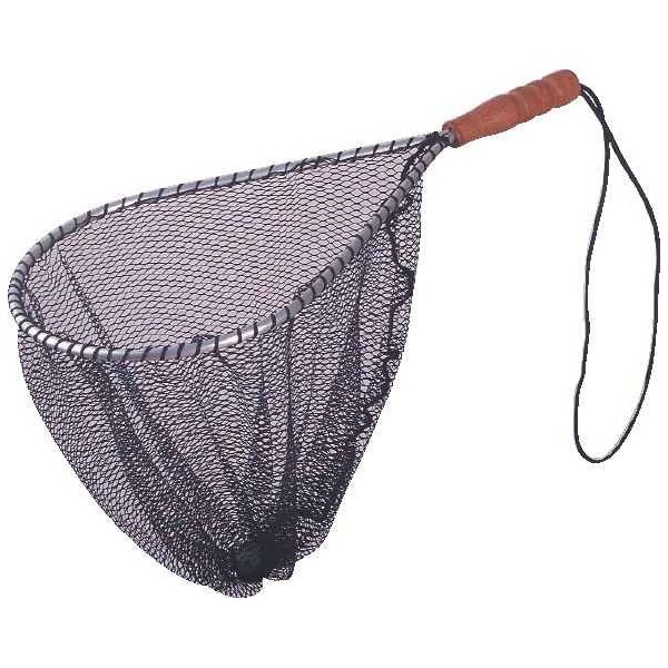 Raketový podberák s drevenou rúčkou dĺžka 52cm/šírka 26cm/oko 6x6mm