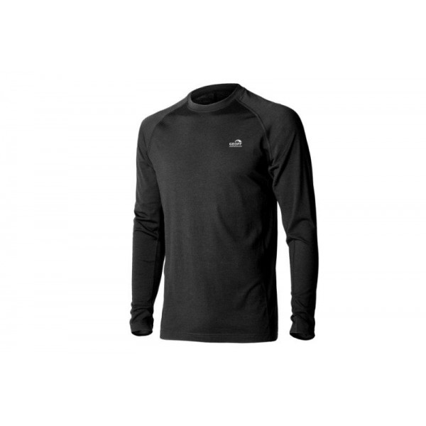 WizWool 165 soft termo tričko s dlhým rukávom čierne Veľkosť: XXXL