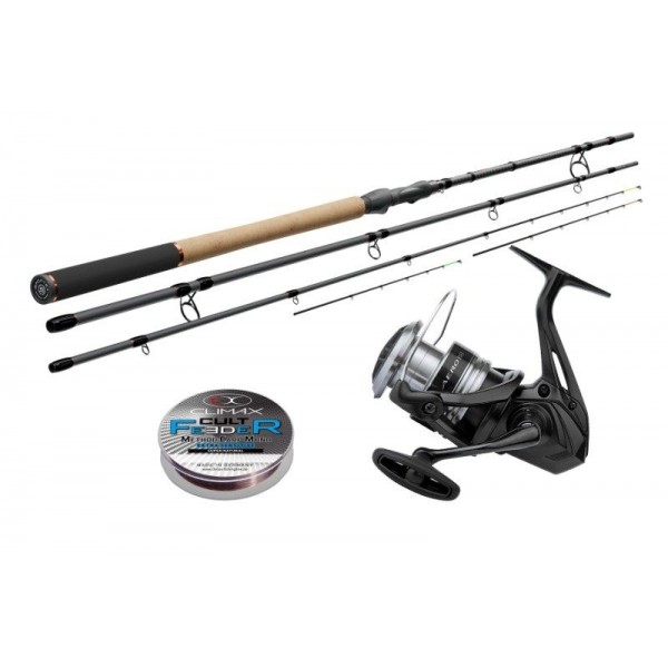 Set SPORTEX Xclusive 395cm/155-225g+SHIMANO Aero BB C5000