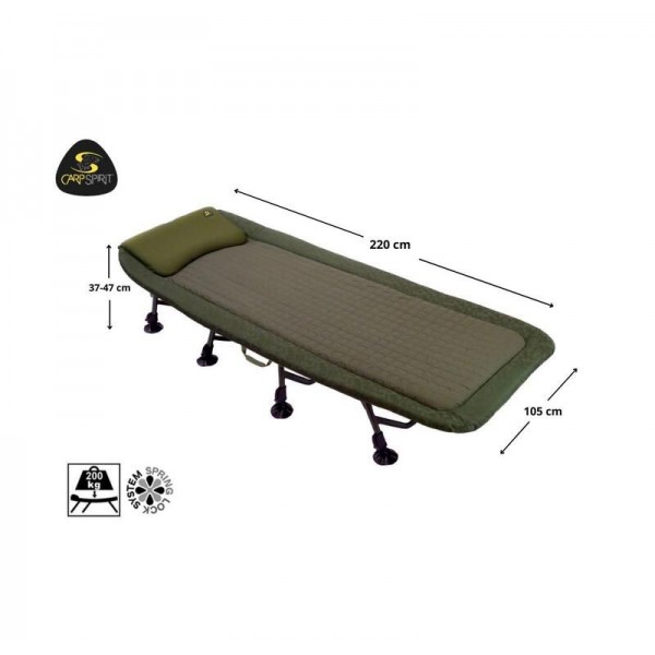 Carp Spirit lehátko MAGNUM XL-8 leg EVO