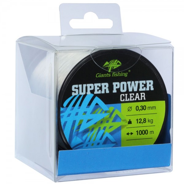 Giants fishing Vlasec Super Power Clear 1000 m|0,35 mm/15,7 kg