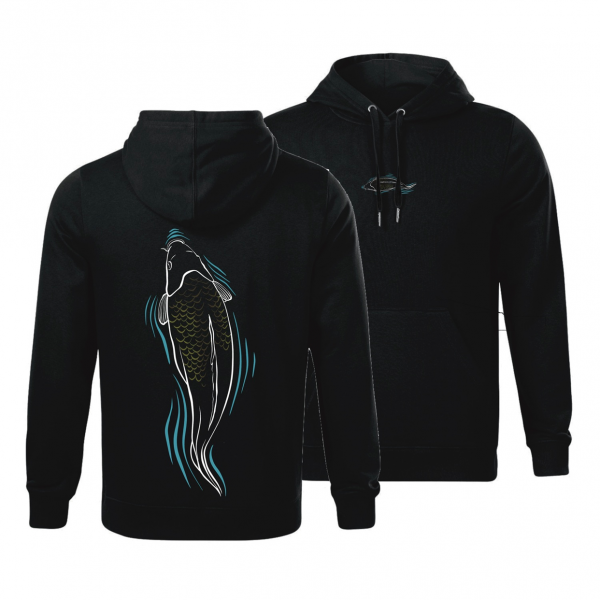 Giants Fishing Mikina pánska čierna Kapor pri hladine | veľ. 2XL