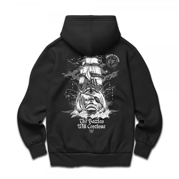 ElFabiano Mikina „THE BATTLES WILL CONTINUE“|vel. L