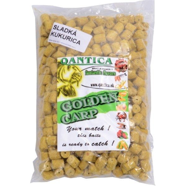 GOLDEN CARP Flesh pelety predvŕtané 12mm/3kg Med