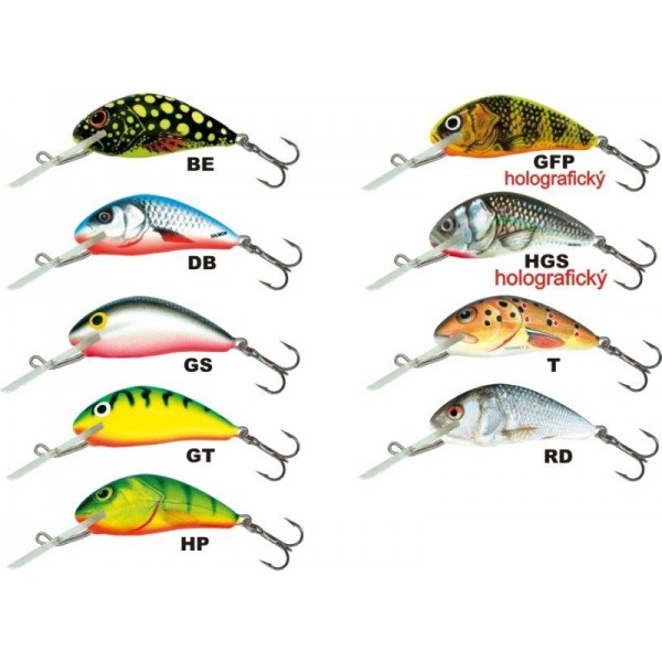Salmo rybarske voblery Hornet H2S farba HGS