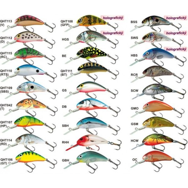Salmo rybarske voblery Hornet H5SDR farba RD