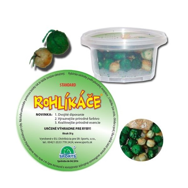 Rohlíkové boilies 12/16mm Perník