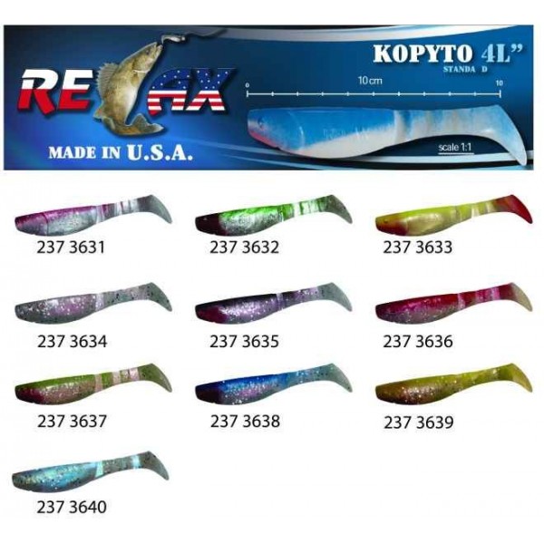 RELAX kopyto RK 4-L (10cm) cena 1ks/bal10ks farba 3635
