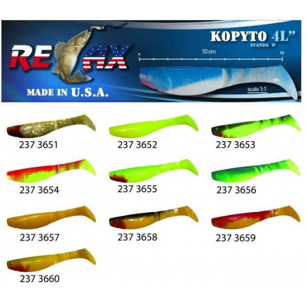 RELAX kopyto RK 4-L (10cm) cena 1ks/bal10ks farba 3658