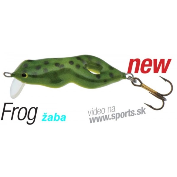Lovec Frog/žaba 3 cm -plávajúci farba 54