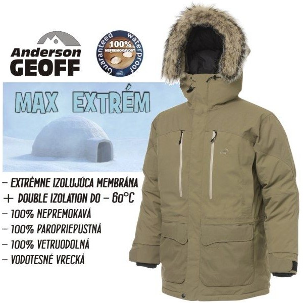 Bunda Usque Down Parka (Brindle) veľkosť XXXL