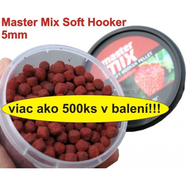 Master Mix Soft Hooker Pellet 5 mm 120 gr Pleskáč