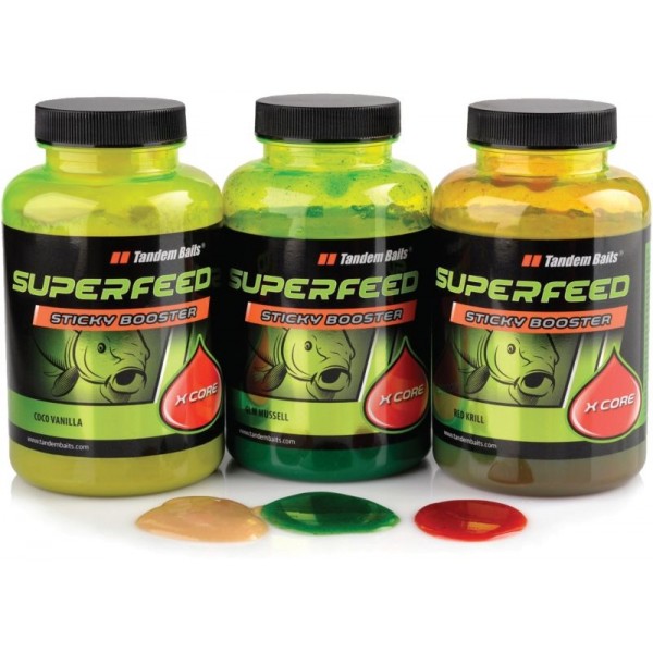 SuperFeed X Core Sticky Booster 300ml-Tandem Baits Secret Squid