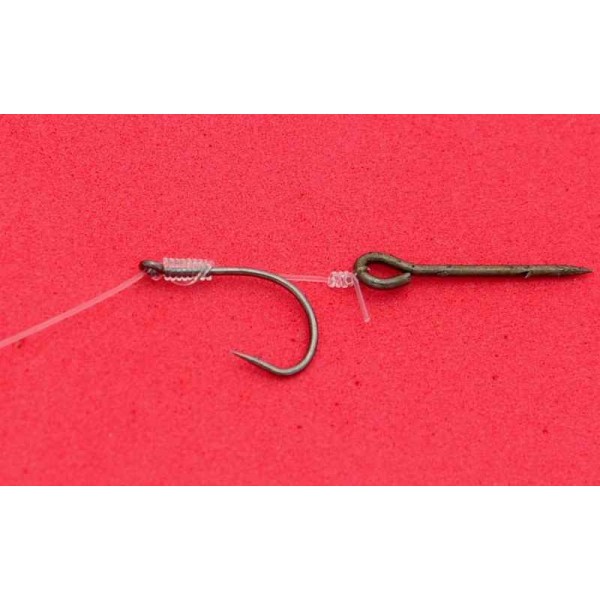 Hotový feeder nadväzec s tŕňom na boilies 8cm / 8ks Rig č. 12 / 0,20