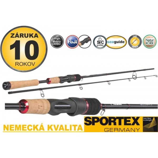 Prívlačové prúty Captor Spin 2-diel 210cm / 20g