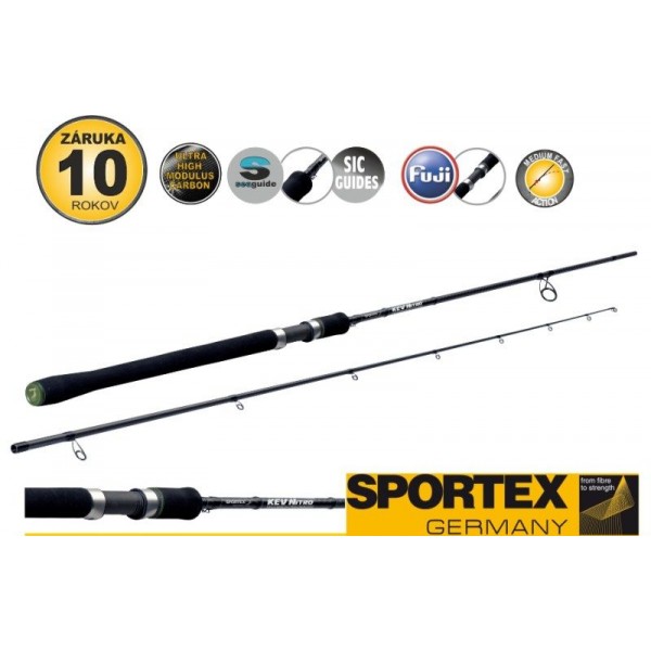 Prívlačové prúty Kev Nitro 2-diel 270cm / 40g