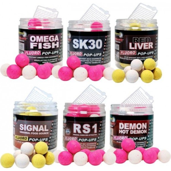 Starbaits FLUO POP UP boilies 20mm/80g Signal