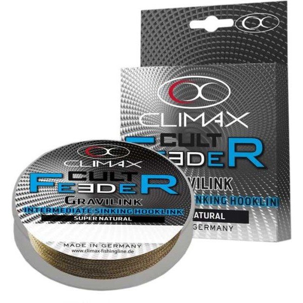 CLIMAX CULT Feeder Gravilink potápavá šnúra šedá 10m Priemer: 0,22mm / 8,9kg