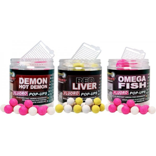 Starbaits FLUO POP UP boilies 14mm/80g Omega fish / ryba