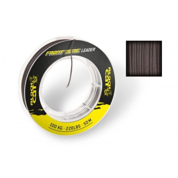 Sumcová nadväzcová šnúra Black Cat Front Zone Priemer:0,80mm/nosnosť:90kg/dĺžka:50m