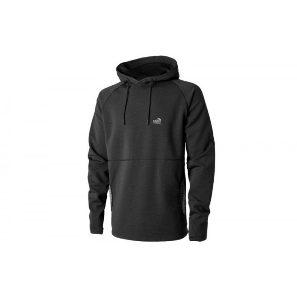 Mikina s kapucou Geoff Anderson WizWool 335 čierna Veľkosť: S