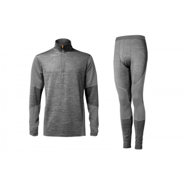 Geoff Anderson WizWool 210 pulover + spodky šedé Veľkosť: M