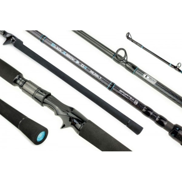 Prívlačové prúty Black Arrow G4 Musky baitcast 2-diel 245cm / 150g baitcast