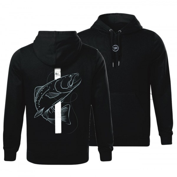Giants Fishing Mikina pánska čierna Pstruh|vel. XL