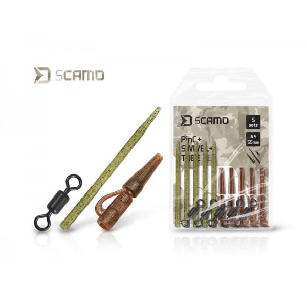 Set Delphin sCAMO PinC + Swivel + Tube / 5 setov