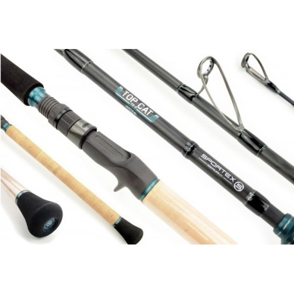 Sumcové prúty SPORTEX Top Cat CS-2 Vertical Baitcast 2-diel 192cm/100-