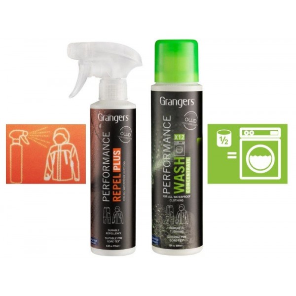 Grangers prací  WASH 300ml+impregnačný REPEL sprej 275ml